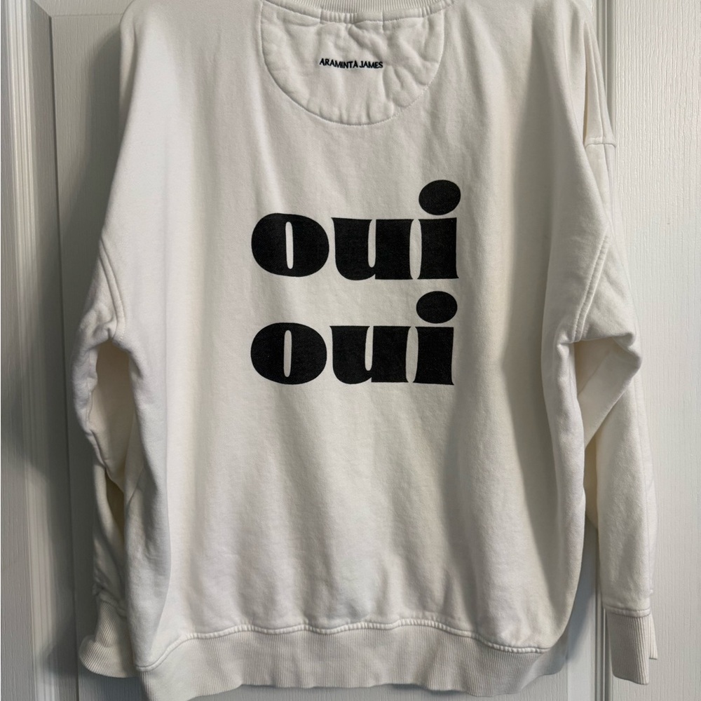 Amanda James White Sweatshirt